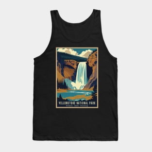 Yellowstone National Park Vintage Poster Tank Top